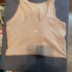 lululemon athletica Cream tank top